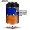 Ripped Colors Blue Orange - Decal Style Skin Wrap fits Yeti Rambler Colster and RTIC Can (Cooler NOT Included)