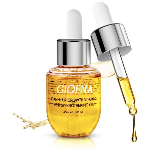GIOFNA Hair Oil, Hair Care Serum for Curly, Thick, Frizzy, Dry, and Damaged Hair, Hair Strengthening, Hair Care Products for Women and Men