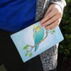 GRAPHICS & MORE Pretty Parakeet Budgie Makeup Cosmetic Bag Organizer Pouch