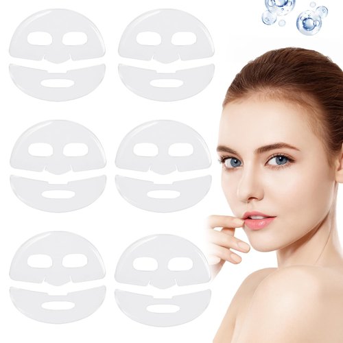 6PCS Skinqueen Bio Collagen Face Mask, Bio-Collagen Deep Mask,Biodance Bio-Collagen Real Deep Mask,Pure Collagen Films Deep Hydrating Hydrogel Mask,Wash Free Collagen Films Lifting Mask for Face