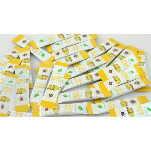 LeCharm Tea to Go Ginger Herbal Tea Extract, Natural Tea Crystal Powder, Instant Tea, Ready Brew,...