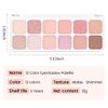12Colors Nude Pink Eye Shadow Palette Makeup,Highly Pigmented Matte Shimmer Eyeshadow Palette Nude Pink Eye Shadows Long Lasting Waterproof Blendable Naturing-Looking,Great for Travel Gift Kit