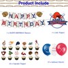 Baseball Party Decorations,Baseball Birthday Decorations Supplies Kit of Baseball Themed Birthday Banners Balloons Cake&Cupcake Toppers for Baseball Party Favors Sports Party Decorations