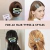 Canitor Flat Hair Clips for Women Flat Claw Clips for Thick Thin Hair Matte French Clips for Girls Alligator Hair Clips Hair Accessories Preppy Teen Girl Gifts Trendy Stuff