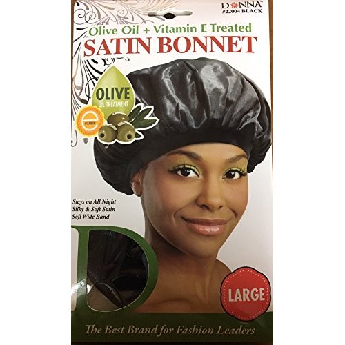 Donna Collection Olive Oil & Vitamin E Treated Sleep Cap & Bonnet