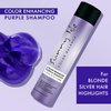 Sunny Isle Color Enhancing Purple Shampoo 10.1oz | Neutralizes Brassy Yellow Tones For Blonde Silver Gray Highlighted Hair