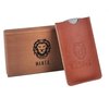 Premium 100% Oxhorn Dual-Action Beard Comb with Genuine Leather Case – the Perfect Beard Grooming Gift for Men by Man & Mane.