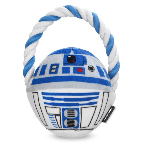 Star Wars for Pets R2-D2 Rope Ring with Plush Head Dog Toy | R2-D2 Chew Toy for Dogs | Dog Toys, Dog Tug Toys, Tug of War Dog Chew Toys | Gifts for Star Wars Fans, 8 Inch (FF19195)