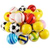 24 Pack - Mini Soft Foam Squeeze Balls, 2.5" Toy Stress Relief Bulk Educational Novelties for Kids, School, Classroom, Party Favors, Rewards (Variety (2.5"))