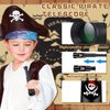 Charniol 20 Pcs Pirate Telescope for Pirate Party Favors Plastic Mini Monocular Toy for Birthday Party Treasure Find Pretend Play Supplies