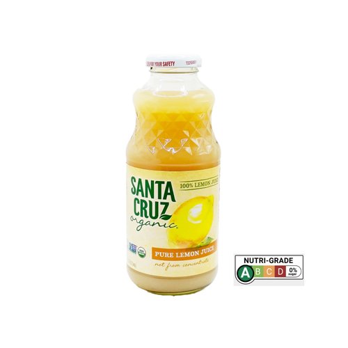 Santa Cruz, Lemon 100% Organic Juice, 16 Fl Oz