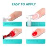 Soft gel Latex Nail Polish Barrier Peel Off 15ML White Latex Liquid Nail Simple Peel off Cuticle Guard for Nail Polish Liquid Peel Off Tape Fast Dry Manicure Varnish