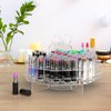 Marketing Holders Lucite Spinning Cosmetic Storage Caddy 56 Slot Makeup Mascara Lip Stick and Balm Space Saving Oil Perfumary Rotating Organizer