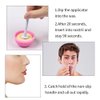 BlueZOO 30PCS 2-IN-1 Nose Wax Applicator Sticks Spatulas for Nostril Nasal Cleaning Ear Hairs Eyebrows Facial Mouth Lip Hair Removal, Nose Hair Waxing for Women Men, Mustache Wax Stick