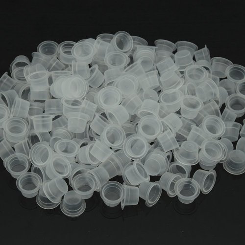Pigment Cups for Microblading,New Star Tattoo 300pcs/bag 13mm Medium Tattoo Ink Rings Disposable for Microblading Pigment Cups