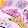 Epakh Princess Party Crowns Set, 27 Pcs DIY Crown with Diamond Stickers, Princess Party Supplies, Birthday Party Decoration Favor Supplies, Costume Headwear, for Children, Princess Fans