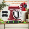 Mixer Mover Sliding Mats for KitchenAid Stand Mixer With 2 Mixer Accessories Slider Mat Pad Kitchen Appliance Slide Mats Pads Compatible with KitchenAid 4.5-5 Qt Tilt-Head Stand Mixer Artisan Classic