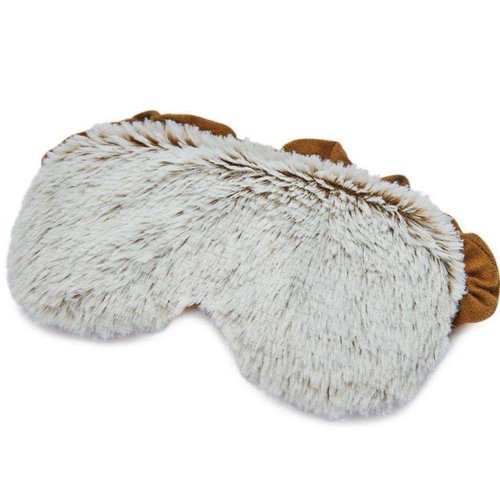 Warmies Marshmallow Brown Microwaveable Lavendar Scented Eye Mask