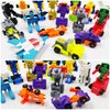 SCKTYZS Morphing Robot Construction Toy Cars Mini Pull Back Vehicles Set of 16 Action Figure Party Supplies Birthday Favors Decorations Kit for Toddlers Kids Boys Prizes Goodie