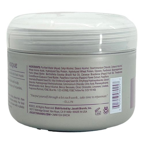 Ellin LaVar Textures ReconstructMasque Hair Mask with Brazil Nut Oil | Protein Rich Deep Conditioning Mask | Retain Moisture in Hair & Scalp | Support Hair Growth | Restore Dry & Damaged Hair (8 oz)