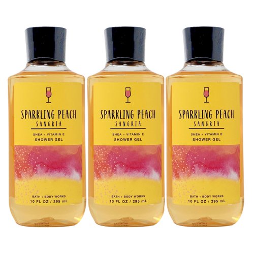 Bath & Body Works Sparkling Peach Sangria - 3 pack - Shower Gel
