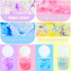 4 Pack Crystal Slime Kit with Scented DIY Slime for Girls and Boys, Super Soft, Non-Sticky Stress Relief Toy, Party Favors and Birthday Gift