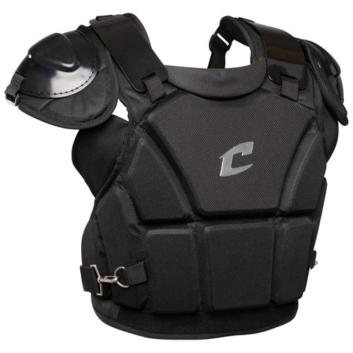 CHAMPRO Pro-Plus Umpire Chest Protector (Black, Medium, Baseball)