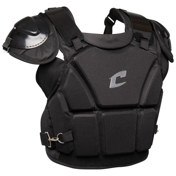 CHAMPRO Pro-Plus Umpire Chest Protector (Black, Medium, Baseball)