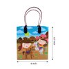 TINYMILLS Western Cowboy Cowgirl Themed Party Favor Bags Treat Bags, 12 Pack