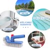 Sepetrel Pool Brush Head for Cleaning Pool Walls,Steps & Corners,Rotatable Hand Scrub Brushes,for Inground/Above Ground Swimming Pool,Spa, Bathroom, Hot Tub, Kitchen