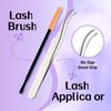 WENDY Lash Extension Kit Lash Clusters Kit D Curl Cluster Lashes 40+50D Individual Lashes with Lash Bond and Seal Lash Applicator Lash Glue Remover Brush Eyelash Clusters(40/50P-D Kit,12-16mm)
