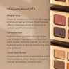 INIKA Organic Quad Eyeshadow Palette, Pure Mineral Shimmer Eyeshadow, Longwear, Highly Pigmented, Blendable with Vegan Cocoa Seed Extract and Organic Carnauba Wax, Cruelty-Free Makeup (Flowers)