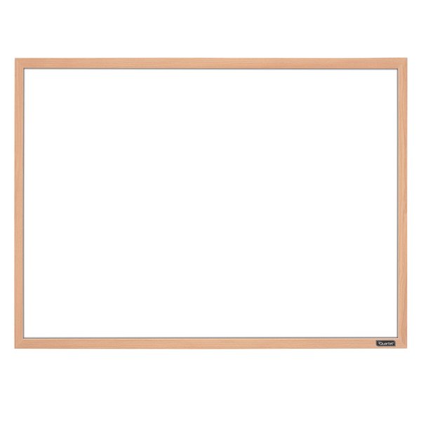 Quartet Whiteboard, 17" x 23" Dry Erase Board, White Board, Oak Finish Frame (35-380372Q)