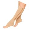 Presadee Kid’s Edition Easy Zipper Compression Socks Knee Length Energize Leg Circulation Performance Fatigue Support (S/M, Beige)