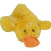 HUMMINGBIRD 8-Inch Small Duck Plush No-Stuffing Dog Toy Squeak Toy (Yellow)