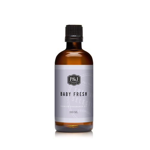 P&J Trading - Baby Fresh Scented Oil 100ml - Fragrance Oil for Candle Making, Soap Making, Diffuser Oil
