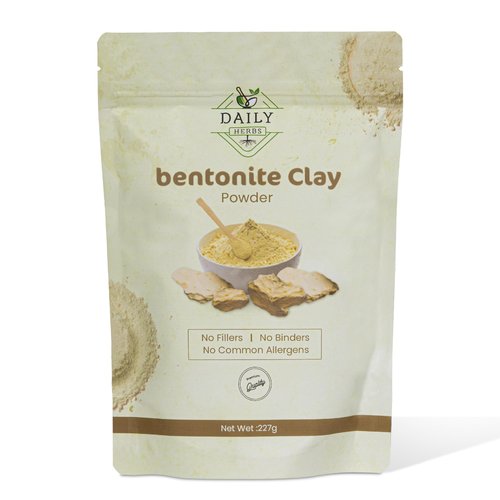 Daily Herbs Natural Bentonite Clay for Face Mask, Acne Treatment, Skin Brightening, Rejuvenating
