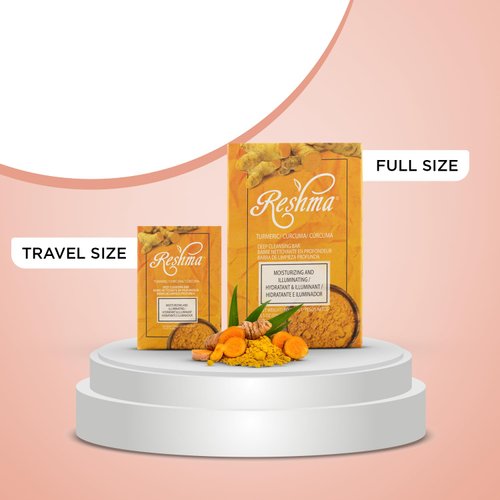 Travel Size Turmeric Soap | Bar Soap for All Skin Types & Dull Skin | Bath Soap| Gentle Soap | TSA Approved | Removes Make Up | For Daily Use - Cruelty Free