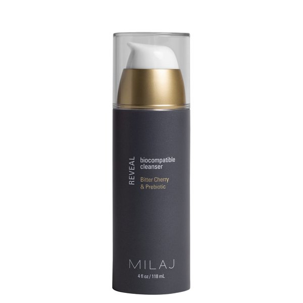 MILAJ Reveal Biocompatible Gel Face Wash | Gentle Face Cleanser to Firm, Brighten & Balance | Clean Skincare Hydrating Facial Cleanser for Daily Use 4fl oz