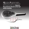 Michel Mercier Pro Wet and Dry Detangler - 428 Bristles Hair Brush for Split Ends - Painlessly Glides Through Tangles - Thick and Curly Hair - 1 pc