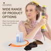 DOORES I Tip Hair Extensions, Jet Black 50g/100s 14 Inch, I Tip Remy Hair Extensions Natural Hair Extensions Cold Fusion Hair Extensions Silky Smooth Hair Extensions Straight Hair Extensions for Women