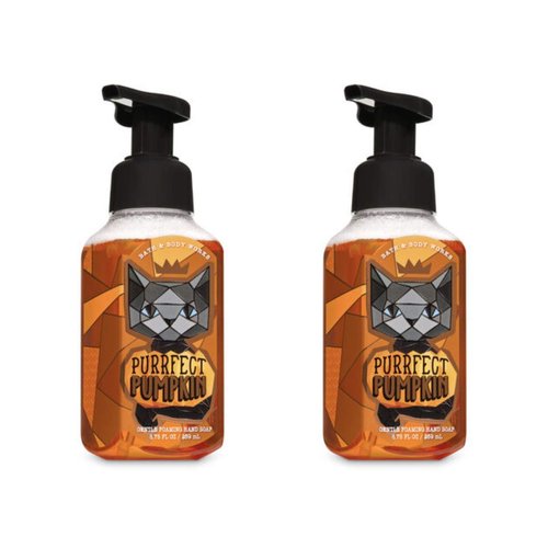 "Bath and Body Works Purrfect Pumpkin Gentle Foaming Hand Soap - Pair of 2"