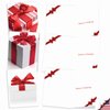 The Best Card Company - 10 Merry Christmas Cards Bulk - Festive Holiday Patterns, Boxed Card Assortment (4 x 5.12 Inch) - Season's Surprises M6048