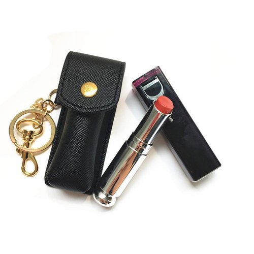 Artibetter Lipstick Keychain Lipstick Case Holder Lip Balm Holder For Women Girls