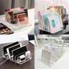 WECHENG 2 Pack Acrylic Eyeshadow Palette Makeup Organizer, 7-Section Cosmetic Storage, Accessories Storage Organizer for Cosmetic, Eye Shadow, Sunglasses, CD Holder