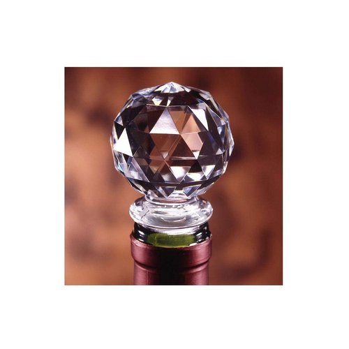 Acrylic Wine Bottle Stopper Crystal Clear with Airtight Silicone Seal Wine Preserver Saver Gift Packaging