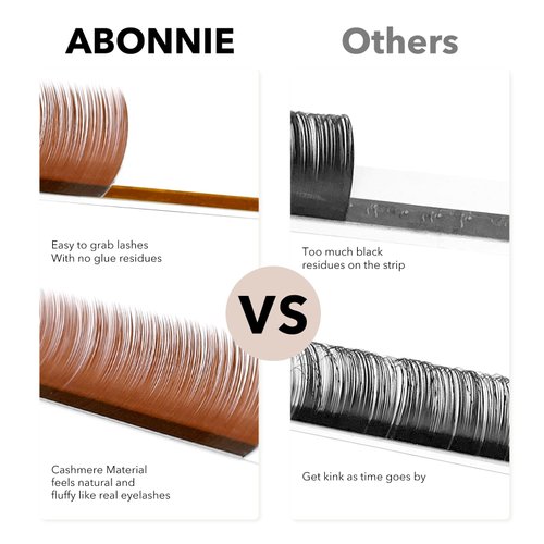 Colored Lash Extensions, 16 Rows Cashmere lash extensions, 0.07 D Curl Lash Extensions, 12-15mm Mix Classic Lash Extensions, Single Lash Extensions for Professional(0.07-D-Brown Gradient 12-15mm)