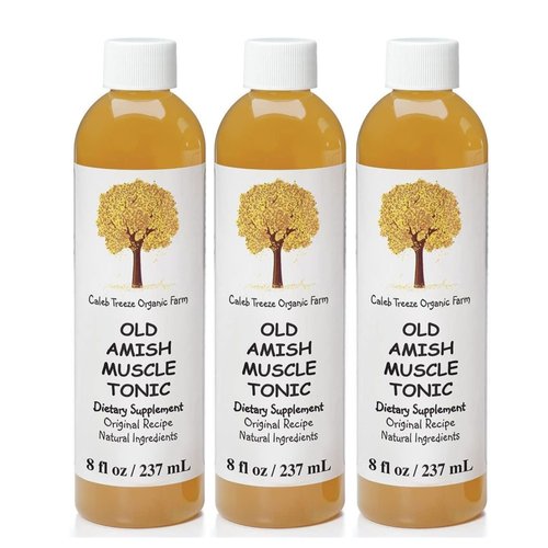 Caleb Treeze Old Amish Muscle Tonic (Formerly: Stops Leg Foot Cramps) Pack of 3