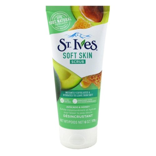 St. Ives Avocado And Honey Scrub Facial Cleanser - 6 Ounce