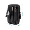 Tactical Molle Pouch Bag - EDC Utility Gadget Waist Bag Pack- Camping Hiking Outdoor Gear - Cell Phone Holster Holder - Black